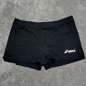 Asics Black Volleyball 2in Juniors size M Spandex Shorts